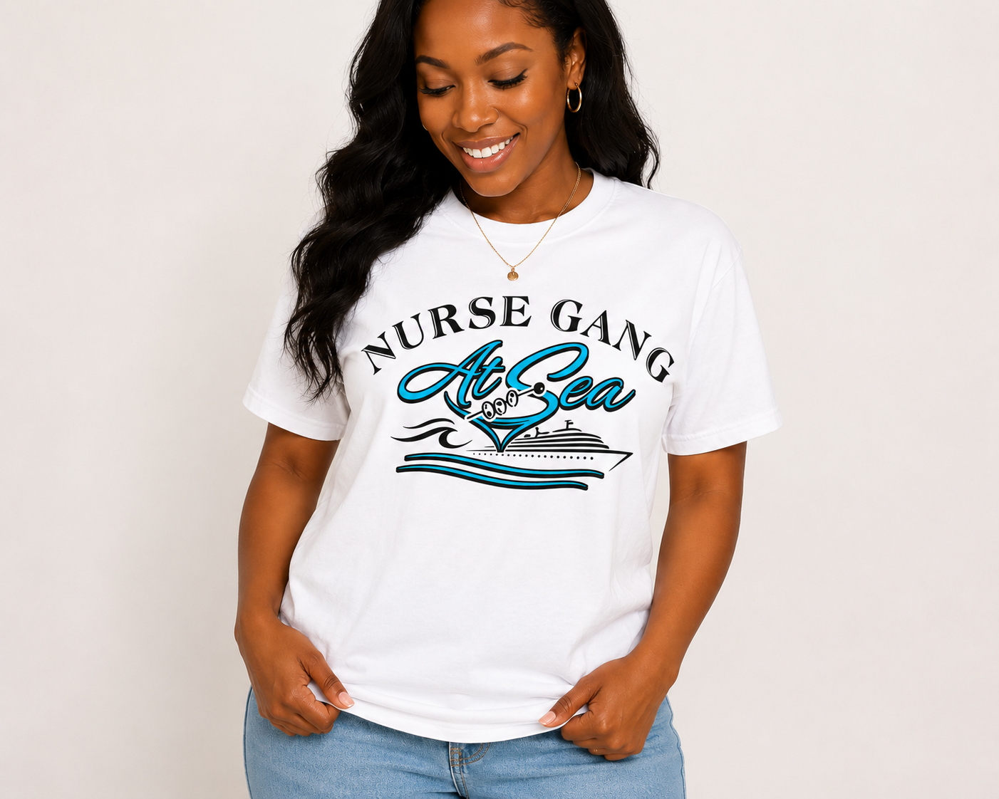 Nurse Gang at Sea Greece T Shirt