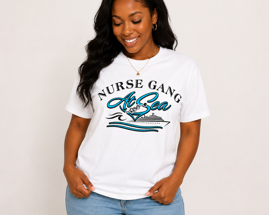Nurse Gang at Sea Greece T Shirt