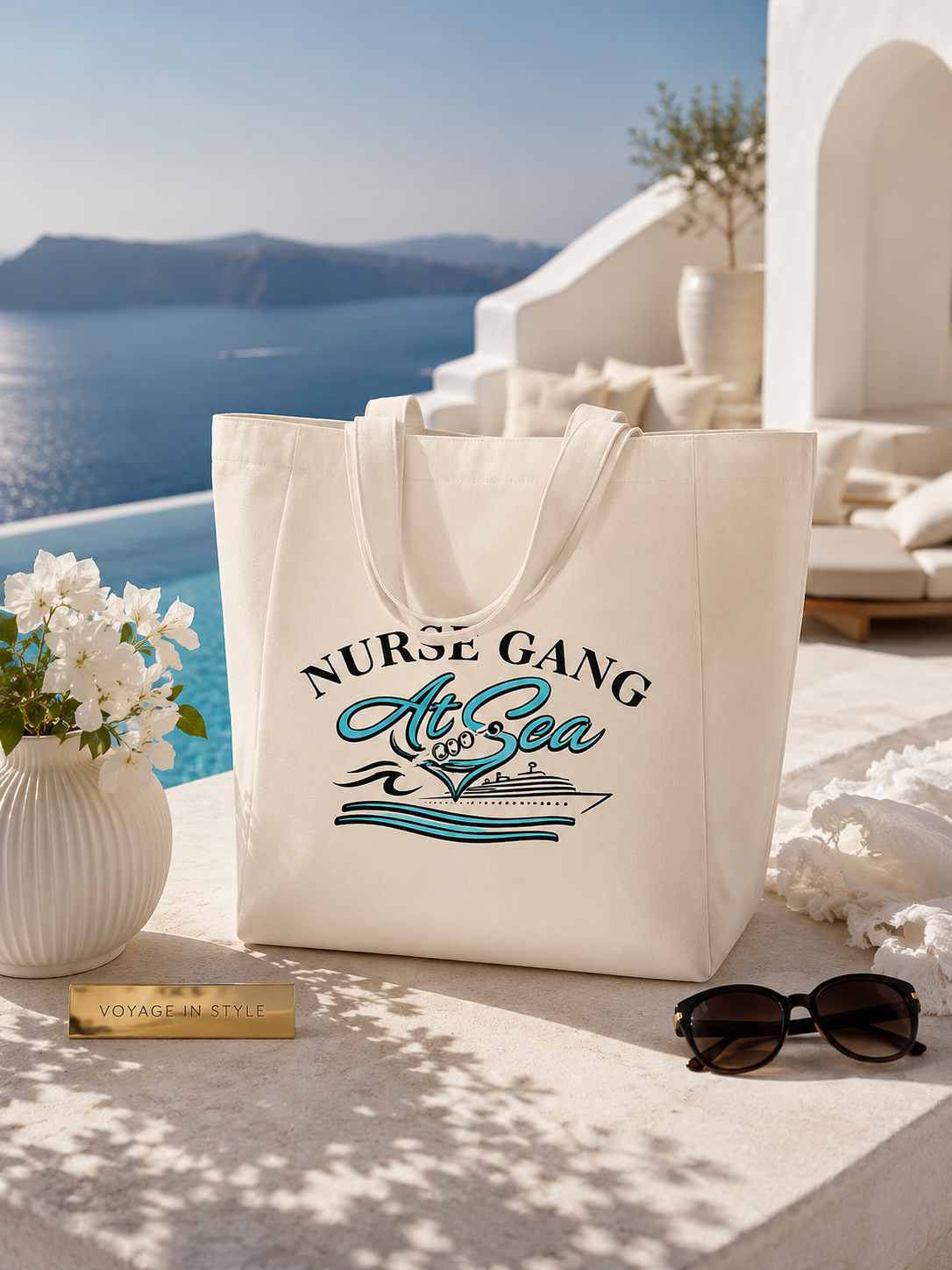 Nurse Gang At Sea Tote ⚓️🇬🇷