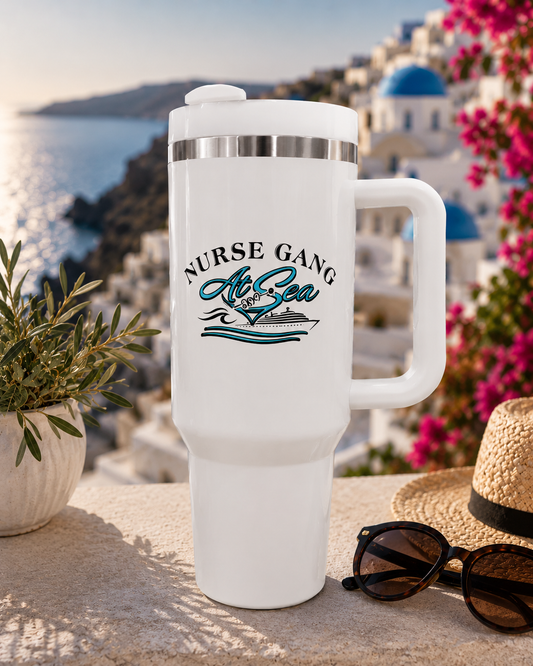 Nurse Gang At Sea Travel Tumbler ⚓️